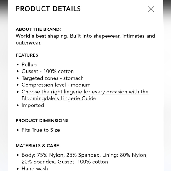 Honeylove Superpower Shorts In Sand Size Small - Picture 9 of 9